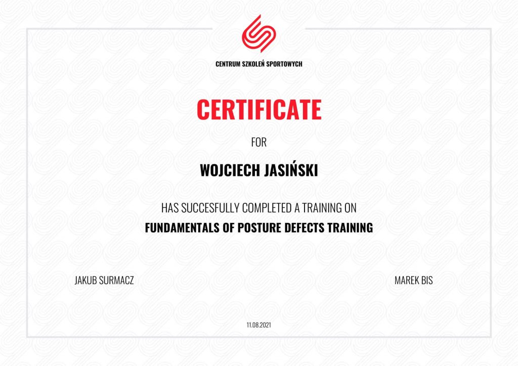 Trening przy wadach postawy w Teorii i Praktyce